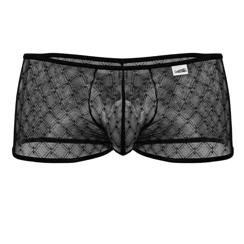 CandyMan 99896 Geometric Mesh Trunks Color Black - DealByEthan.gay loves CandyMan