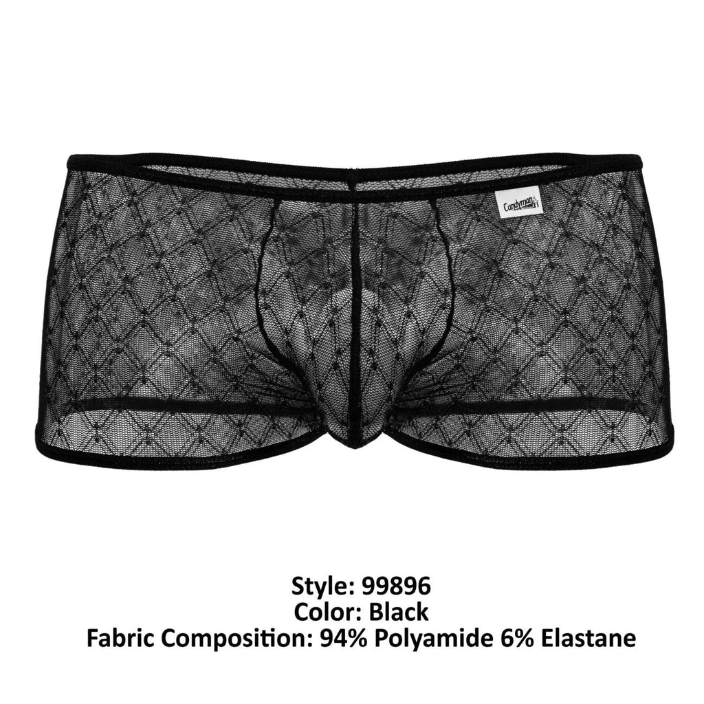 CandyMan 99896 Geometric Mesh Trunks Color Black - DealByEthan.gay loves CandyMan