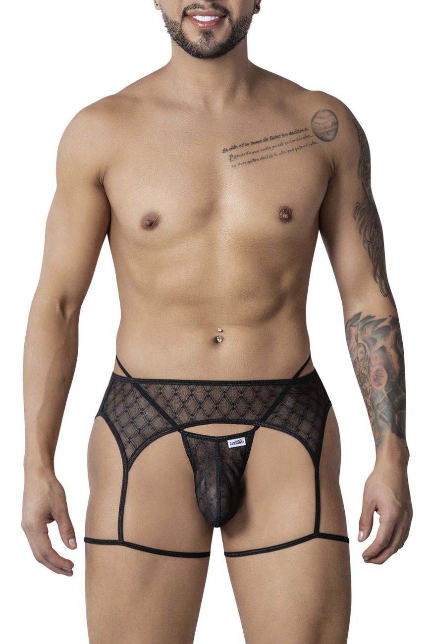 CandyMan 99898 Geometric Mesh Thongs Color Black - DealByEthan.gay loves CandyMan