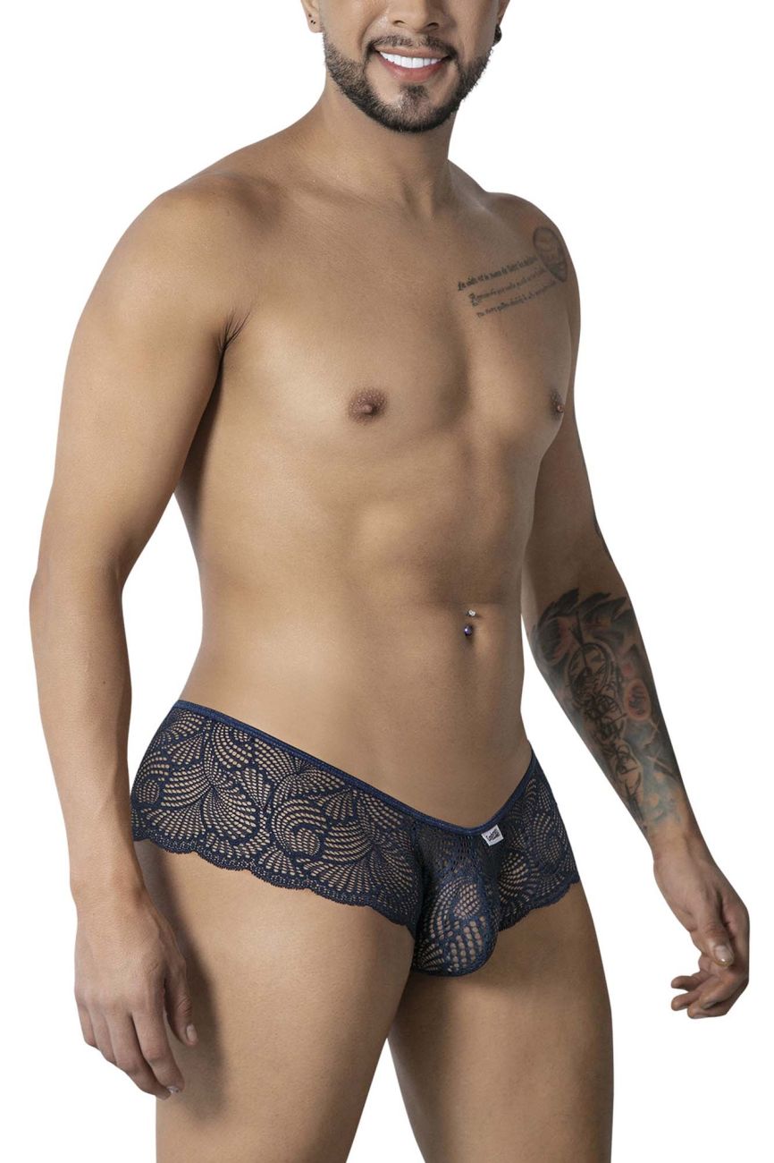 CandyMan 99907 Lace Trunks Color Navy - DealByEthan.gay loves CandyMan
