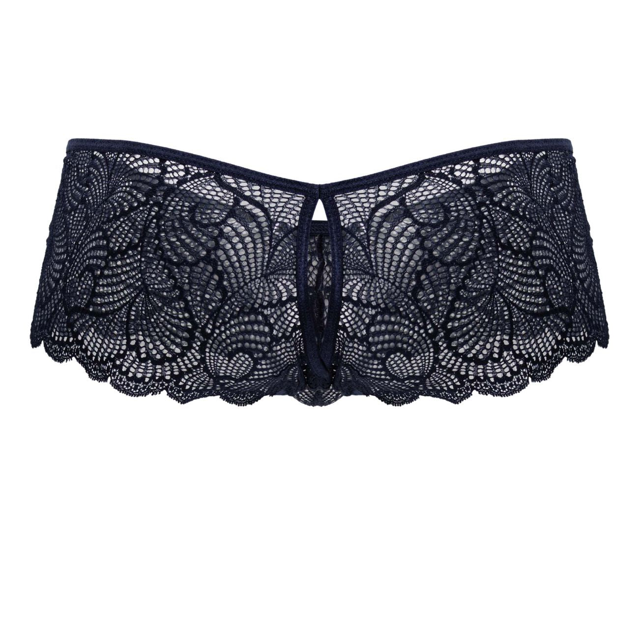 CandyMan 99907 Lace Trunks Color Navy - DealByEthan.gay loves CandyMan