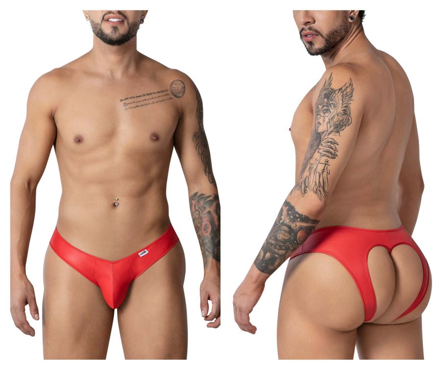 CandyMan 99908 Heart Briefs Color Red - DealByEthan.gay loves CandyMan