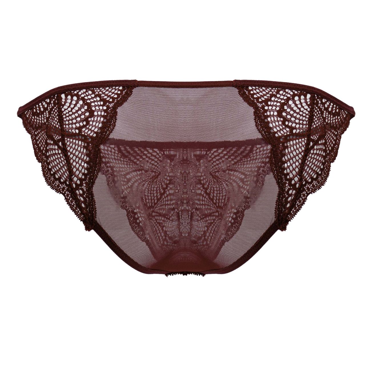 CandyMan 99914 Lace Briefs Color Burgundy - DealByEthan.gay loves CandyMan