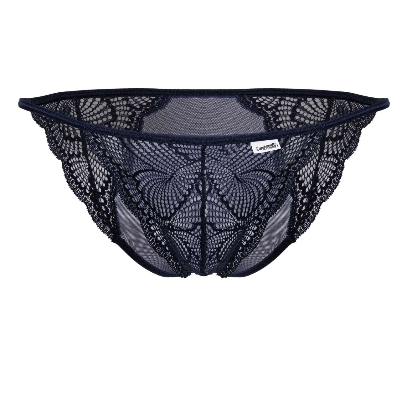 CandyMan 99914 Lace Briefs Color Navy - DealByEthan.gay loves CandyMan