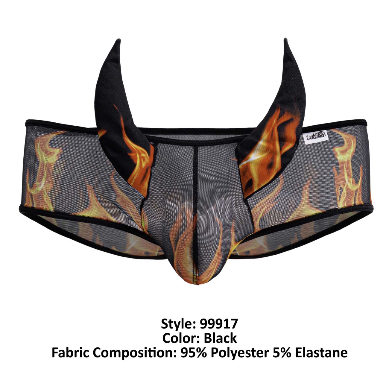 CandyMan 99917 Wicked Trunks Color Black - DealByEthan.gay loves CandyMan