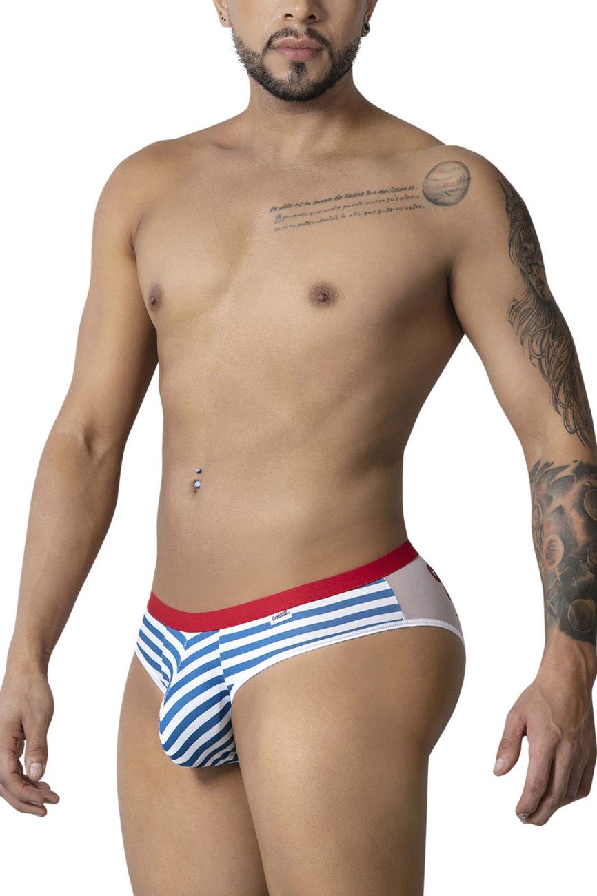 CandyMan 99918 Sailor Briefs Color Blue-White - DealByEthan.gay loves CandyMan