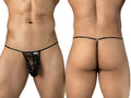 CandyMan 95007 Men's Underwear Seductive Lace Thong Color Black