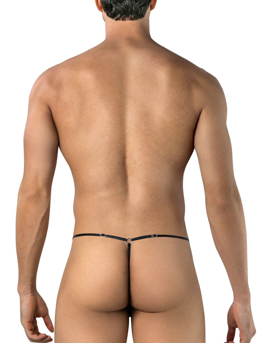 CandyMan 95007 Herren Unterwäsche Verführerischer Spitzen-Tanga Farbe Schwarz