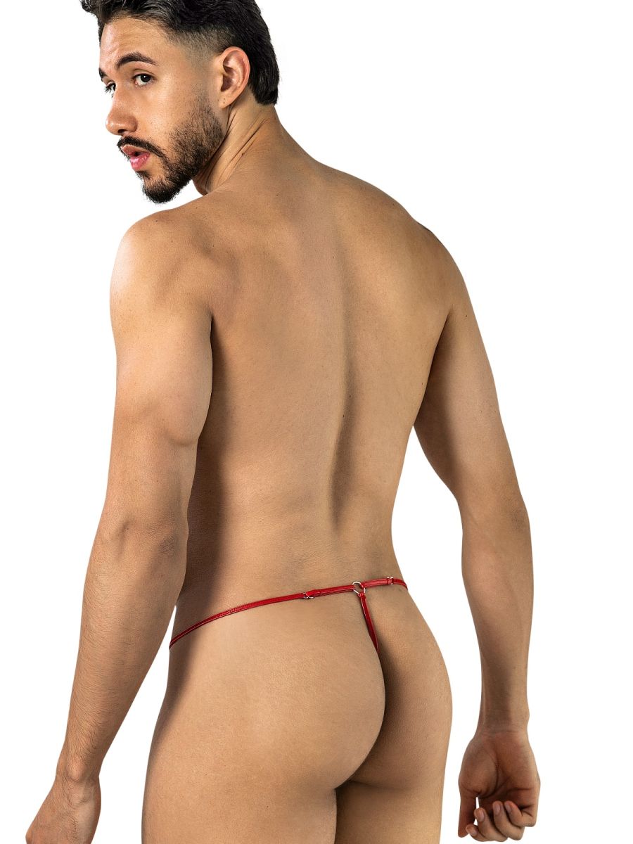 CandyMan 95007 Herrenunterwäsche verführerlicher Spitzen-Tanga Farbe Rot