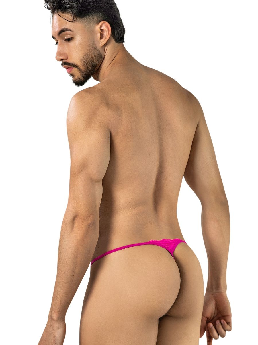 CandyMan 95020 Herrenunterwäsche Sinnlicher Spitzen-Tanga Farbe Rosa