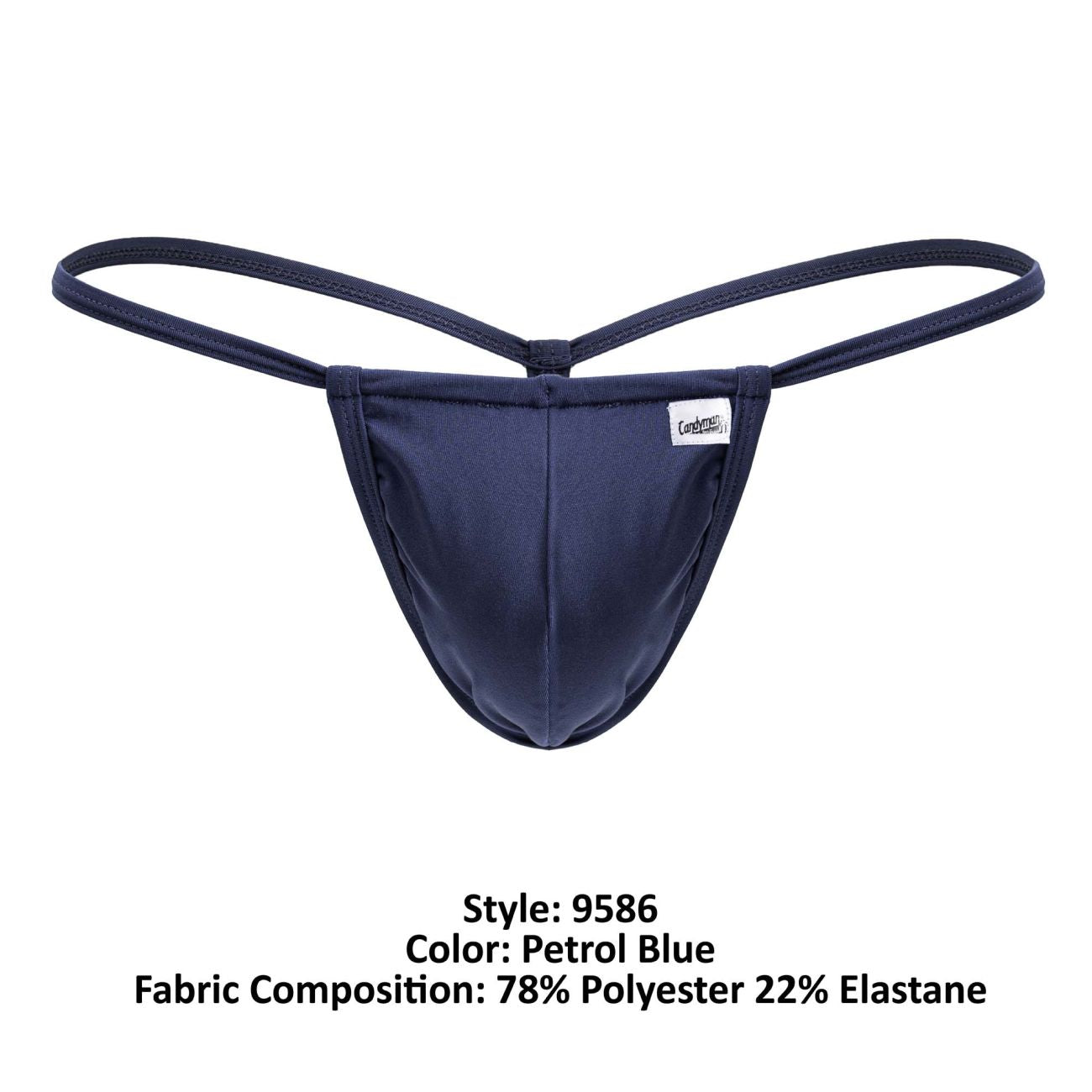 Tanga CandyMan 9586, color azul petróleo