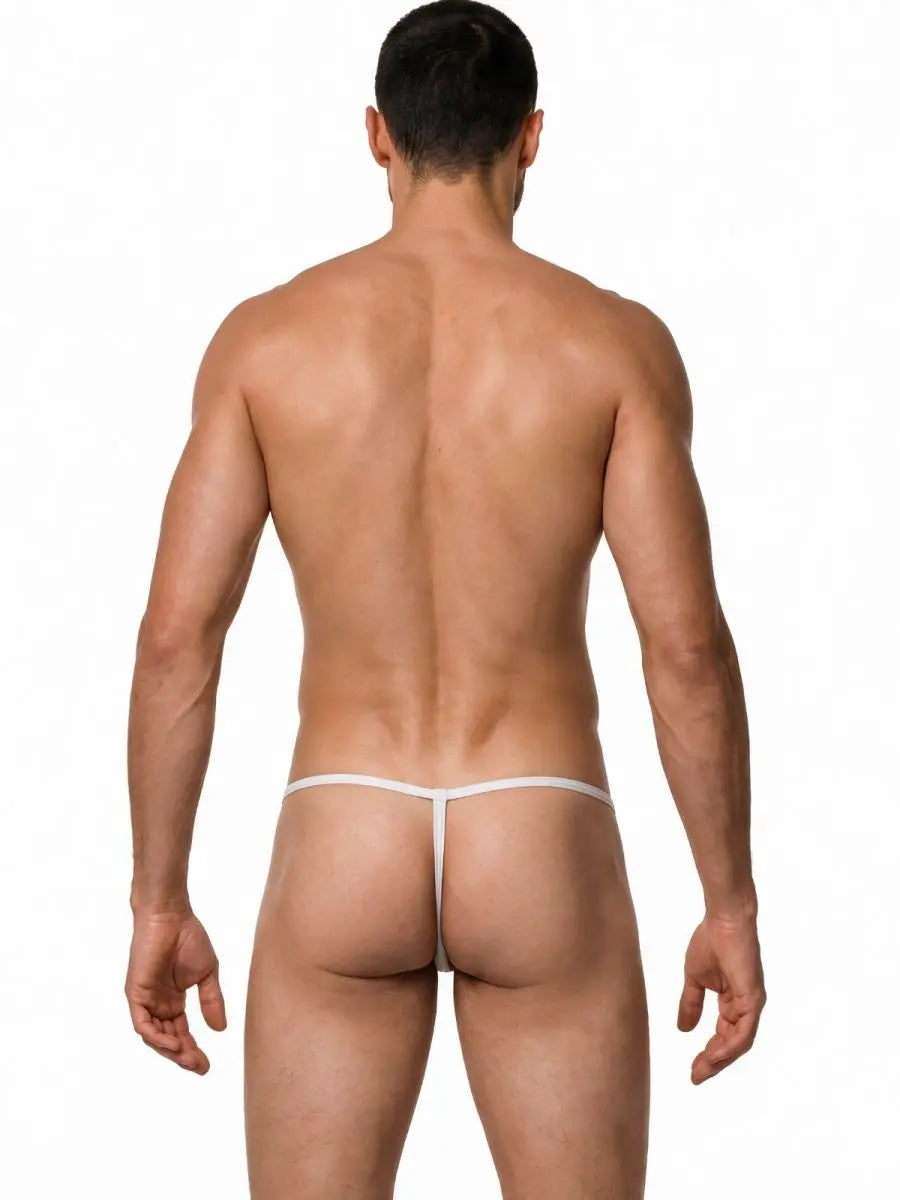 CandyMan 9586 Herren Unterwäsche Mini G-String Farbe Weiß