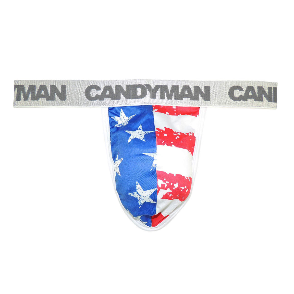 CandyMan Ropa interior masculina 99154 Tanga patriótica multicolor