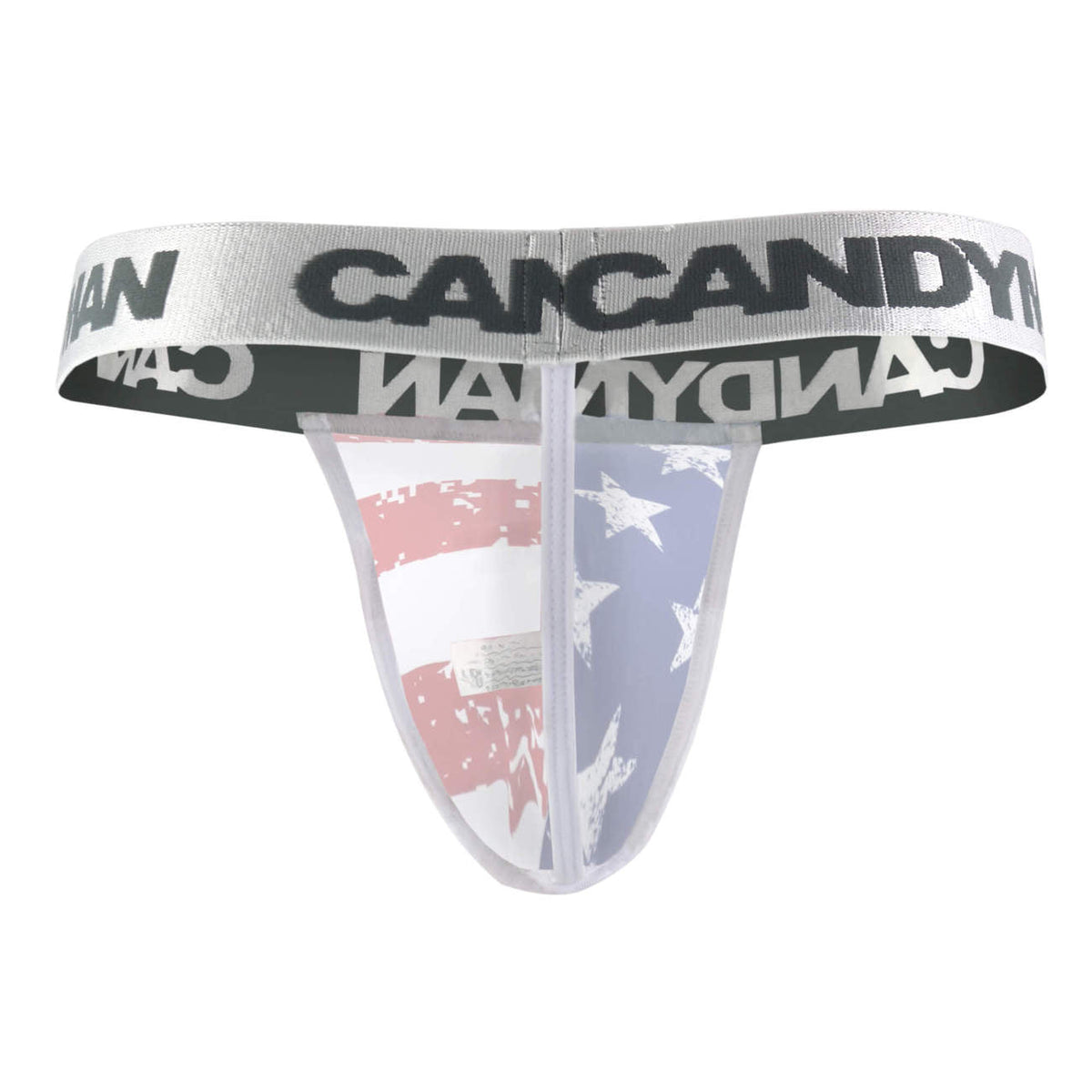 CandyMan Ropa interior masculina 99154 Tanga patriótica multicolor