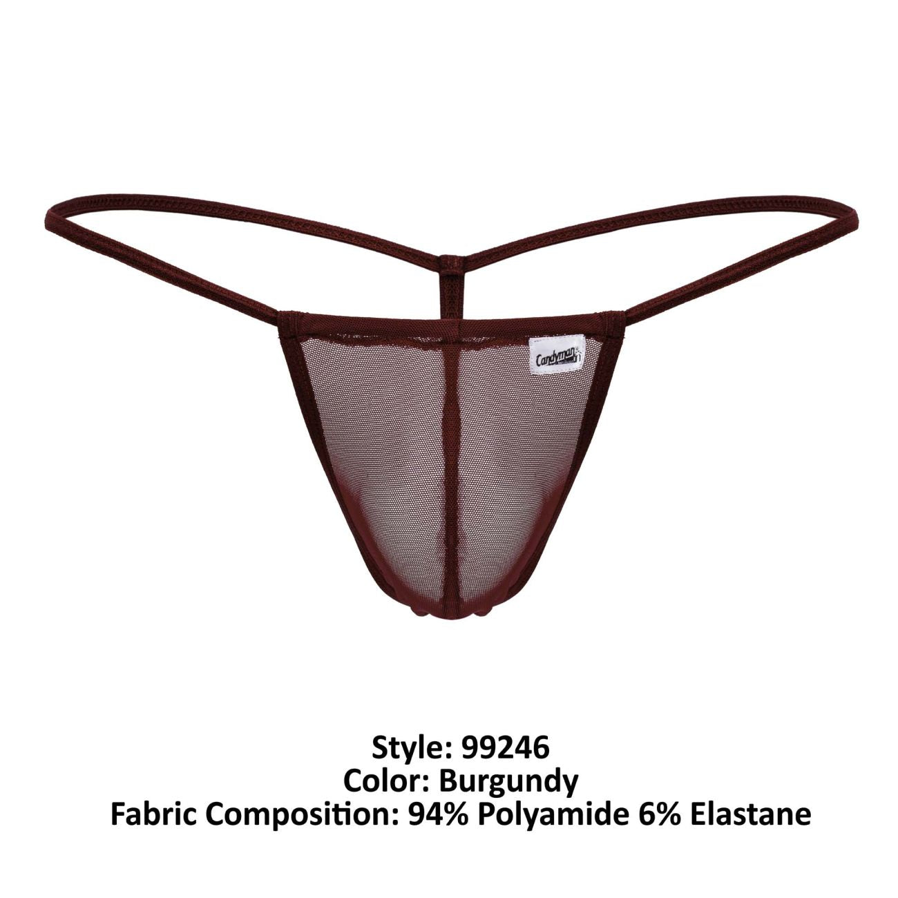 Tanga CandyMan 99246, color burdeos