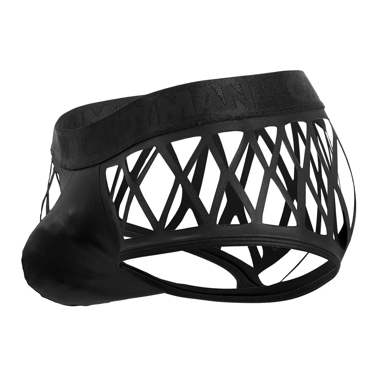 Ropa Interior Masculina CandyMan 99691 Bóxers con Tiras Color Negro