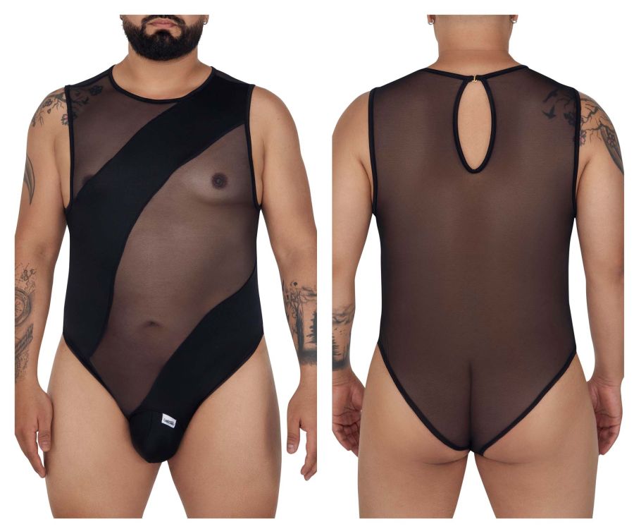 CandyMan 99699X Mesh-Bodysuit Farbe Schwarz