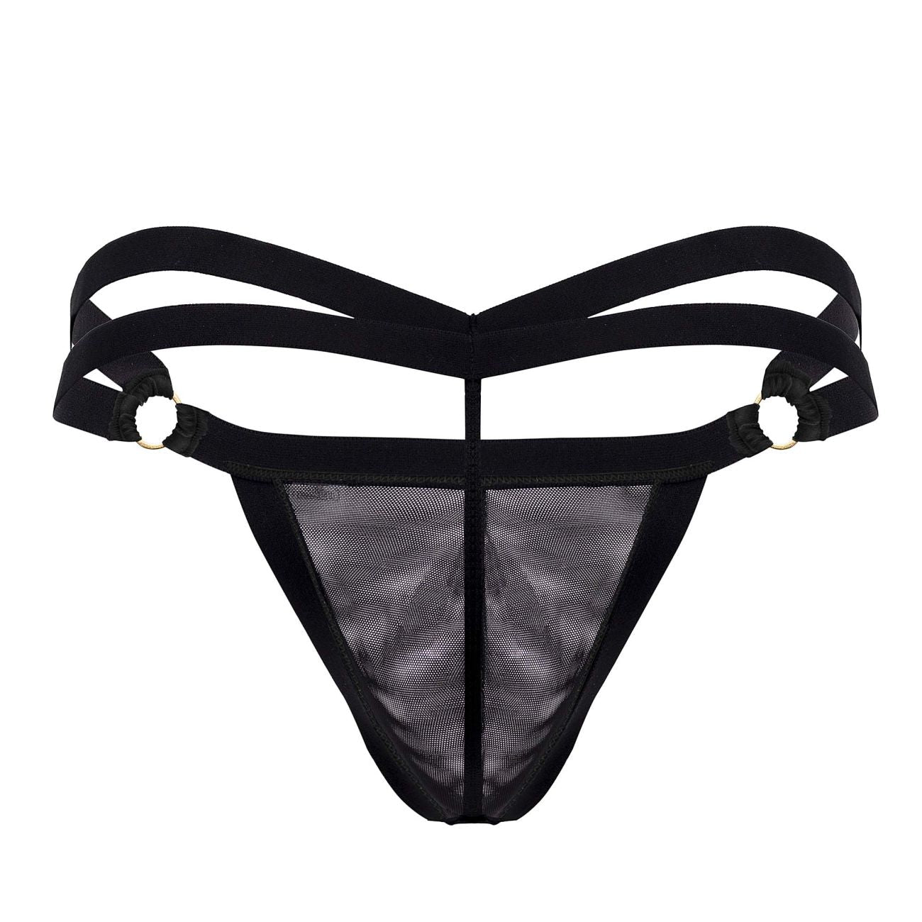 Tanga de microfibra CandyMan 99751 Color negro