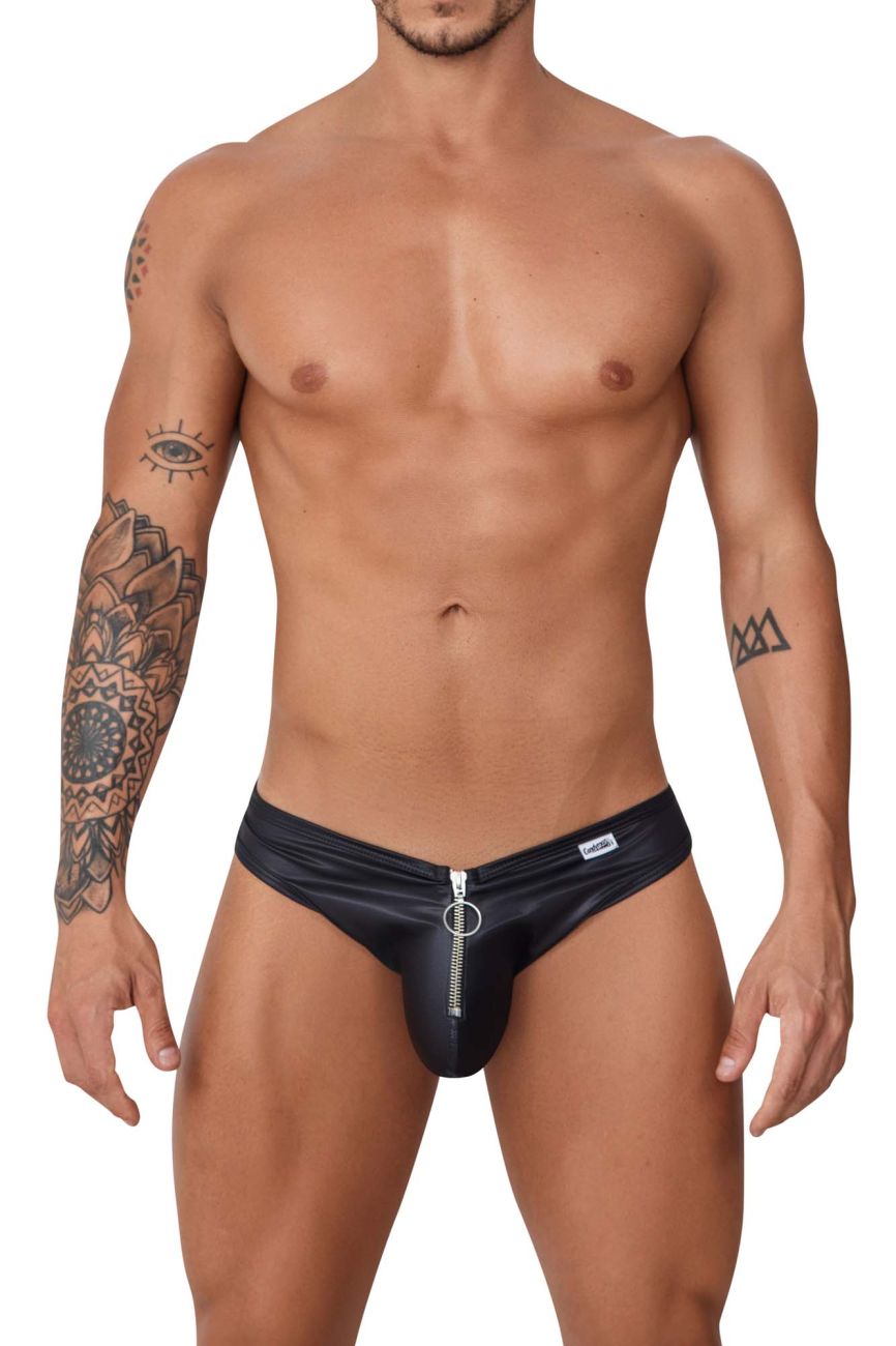 CandyMan 99753 Jockstrap mit Fransen, Farbe Schwarz