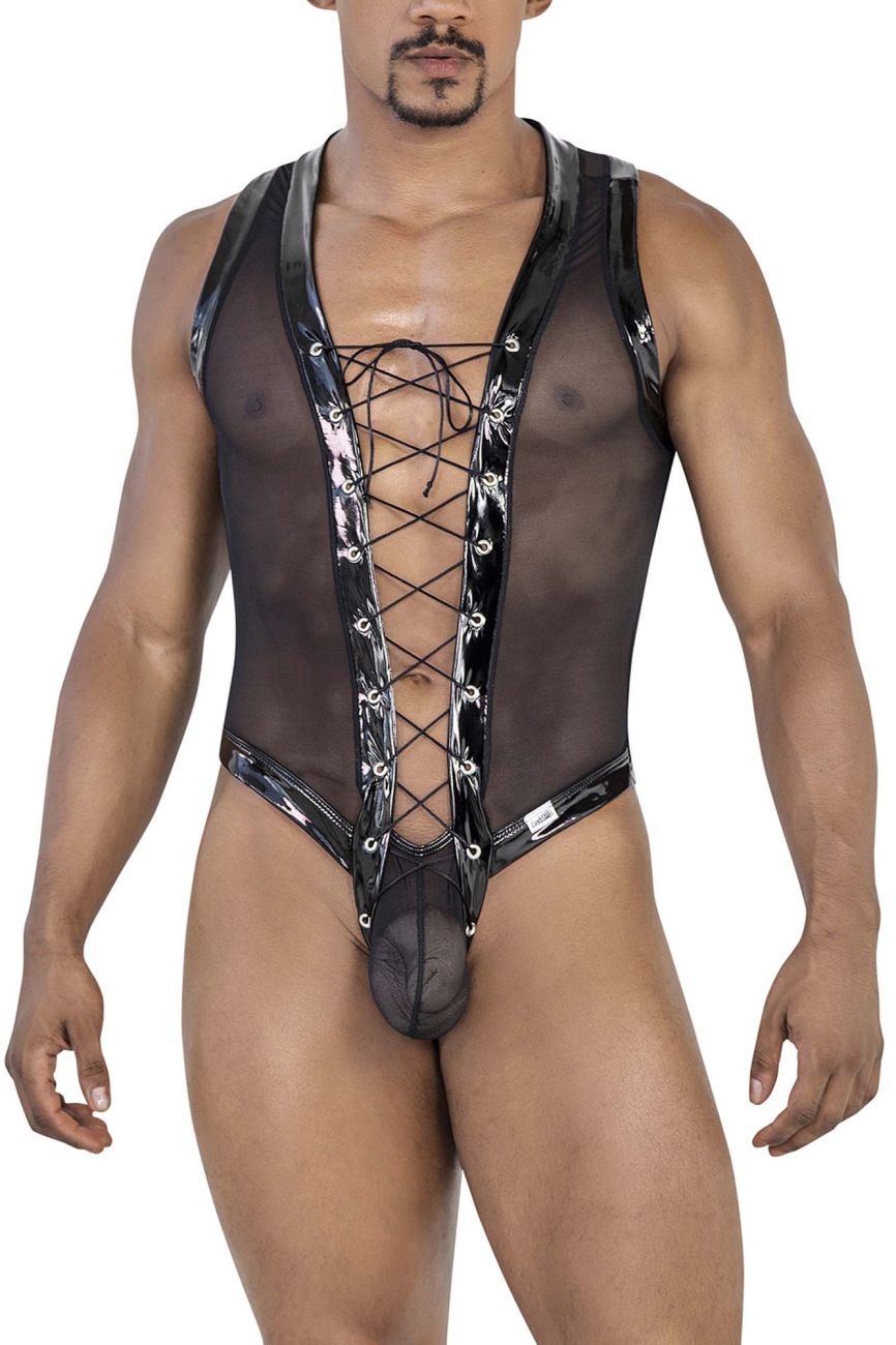 CandyMan 99774 Gladiator-Bodysuit, Farbe Schwarz