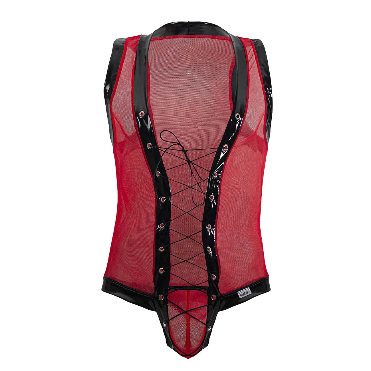 CandyMan 99774 Gladiator-Bodysuit, Farbe Rot