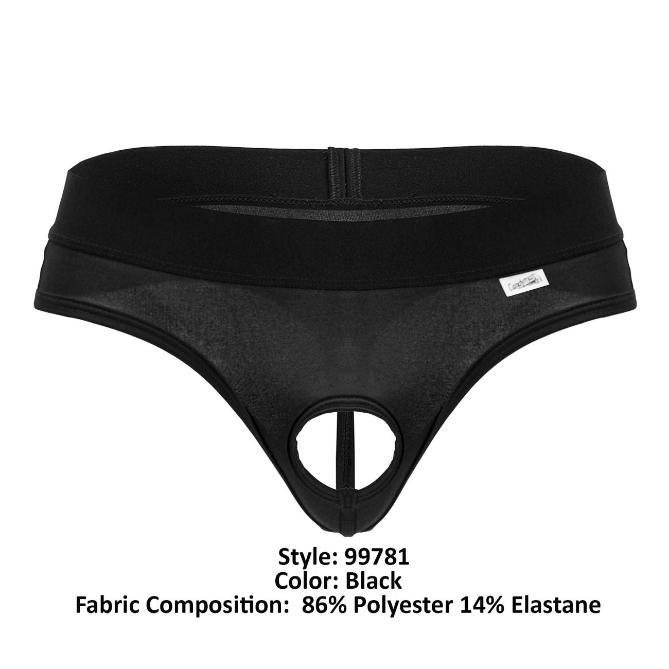 Tanga Protuder CandyMan 99781 Color Negro