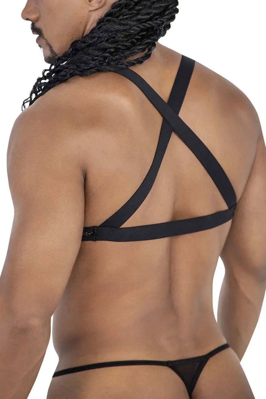 Ropa interior de hombre CandyMan 99809 arnés de malla color negro