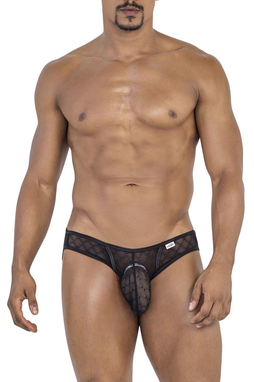 CandyMan 99812 Mesh Briefs Color Black