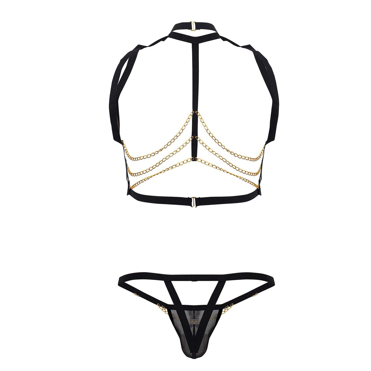 CandyMan 99818 Zweiteiliges Outfit, Farbe Schwarz