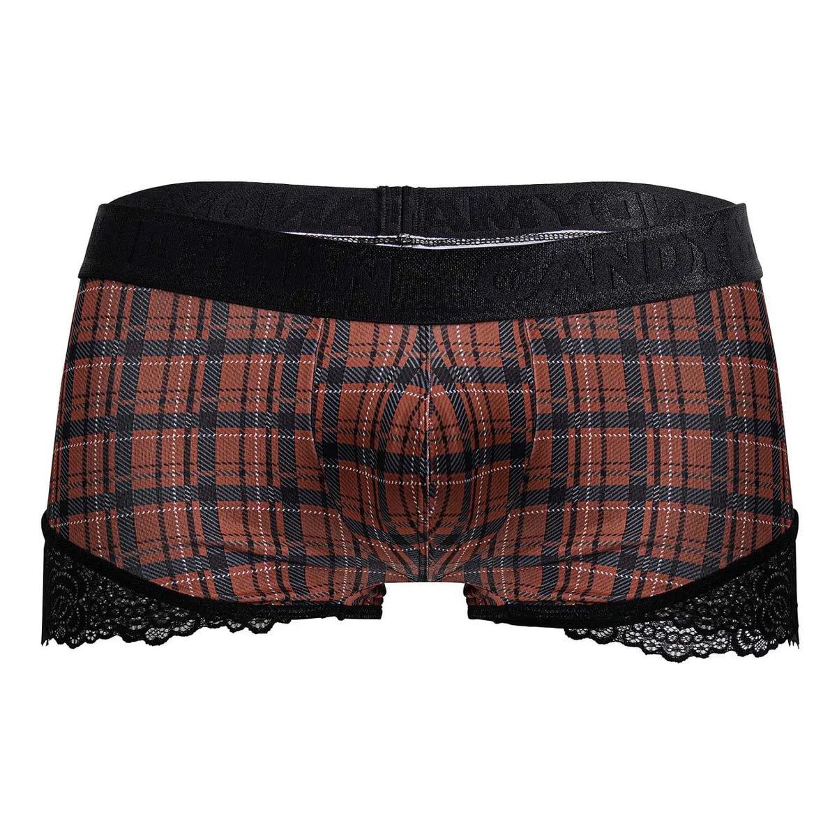 CandyMan Herrenunterwäsche 99821 Back to School Trunks Farbe Rot Kariert