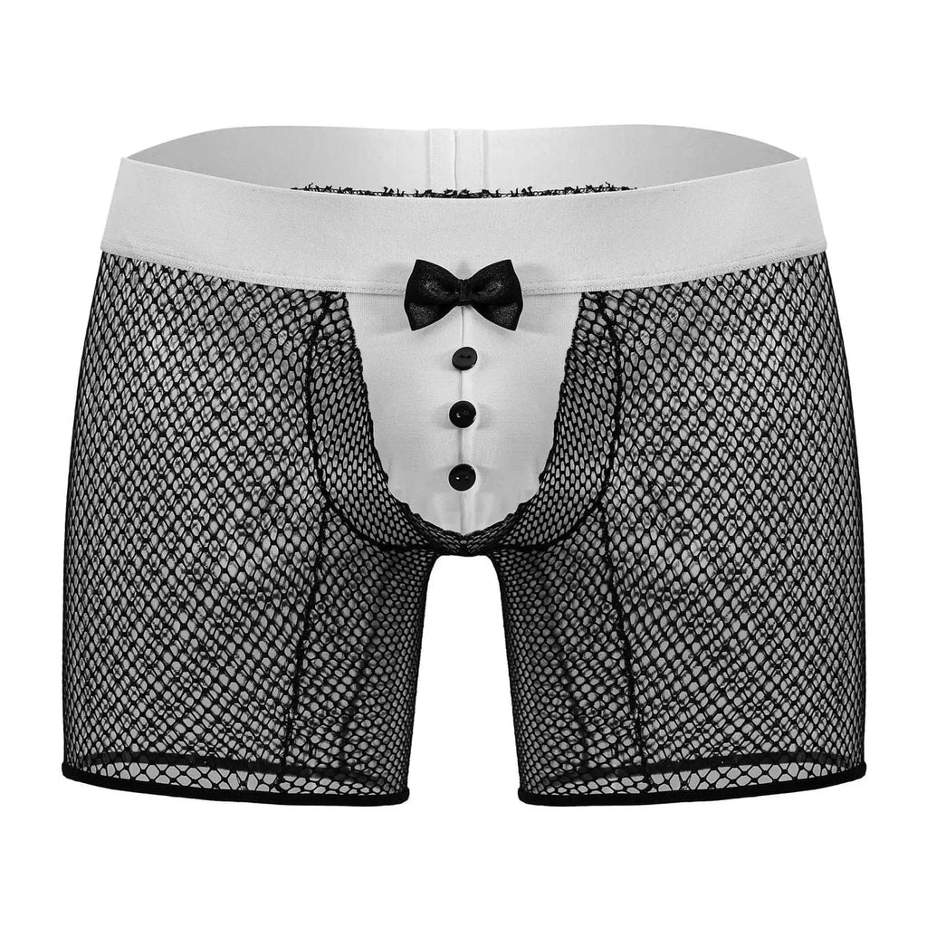 CandyMan Ropa Interior para Hombre 99834 Bóxers Tuxedo Color Negro