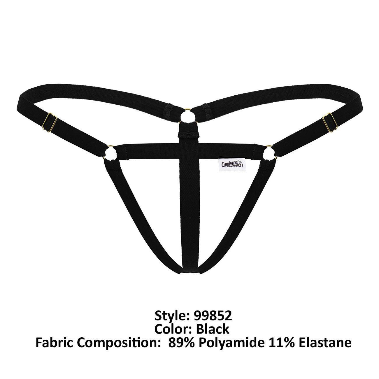 CandyMan 99852 FKK-Strings Farbe Schwarz
