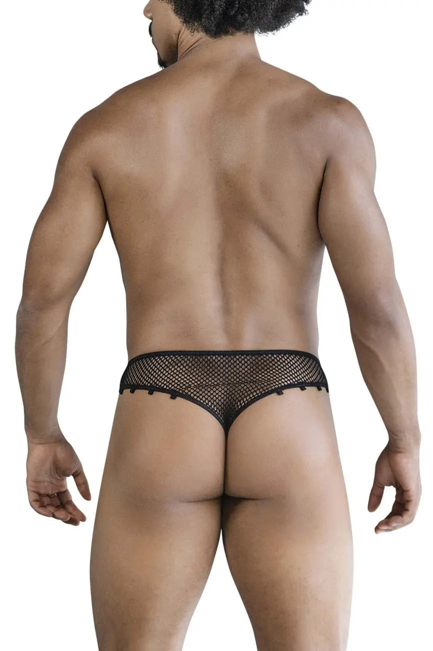 CandyMan Ropa Interior Masculina 99860 Tangas de Rejilla Color Negro