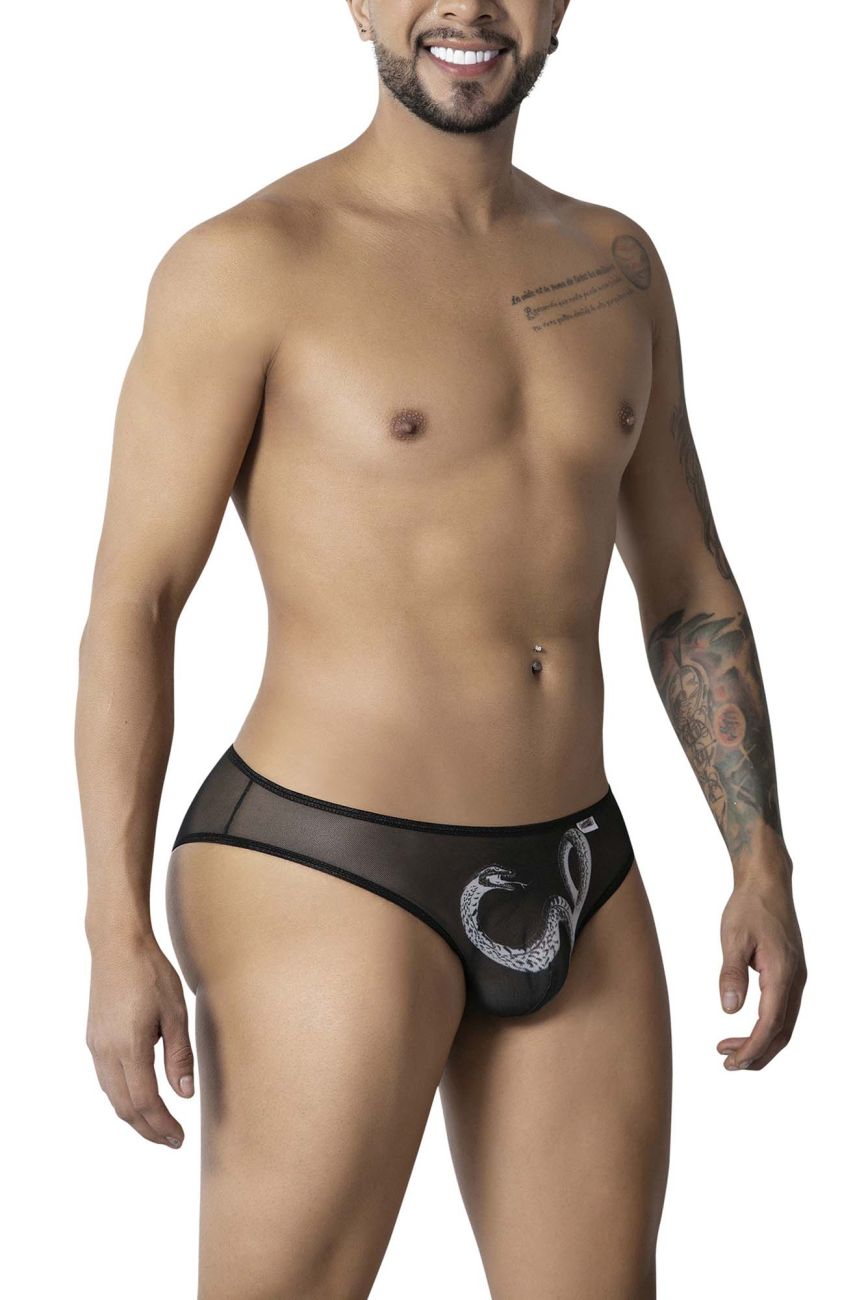 CandyMan 99871 Calzoncillos egipcios Color Negro-Blanco