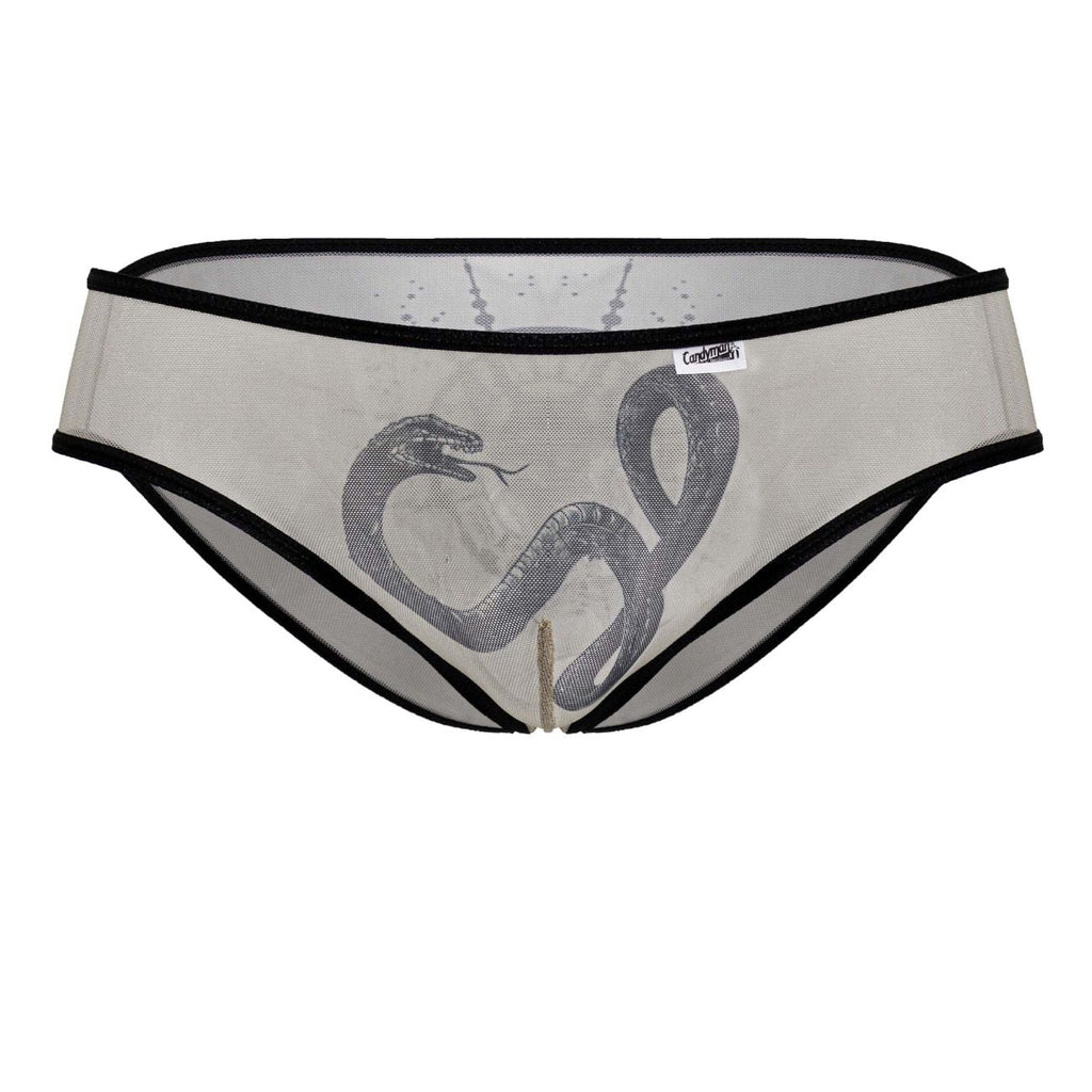 CandyMan 99871 Egyptian Briefs Color Nude-Black