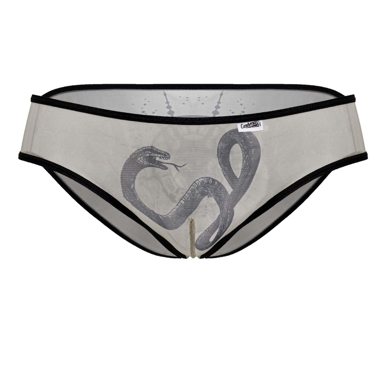 CandyMan 99871 Egyptian Briefs Color Nude-Black