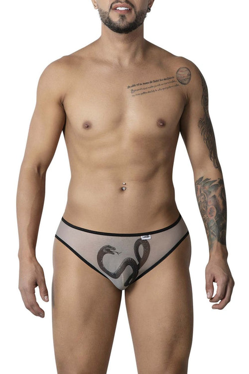 CandyMan 99871 Egyptian Briefs Color Nude-Black