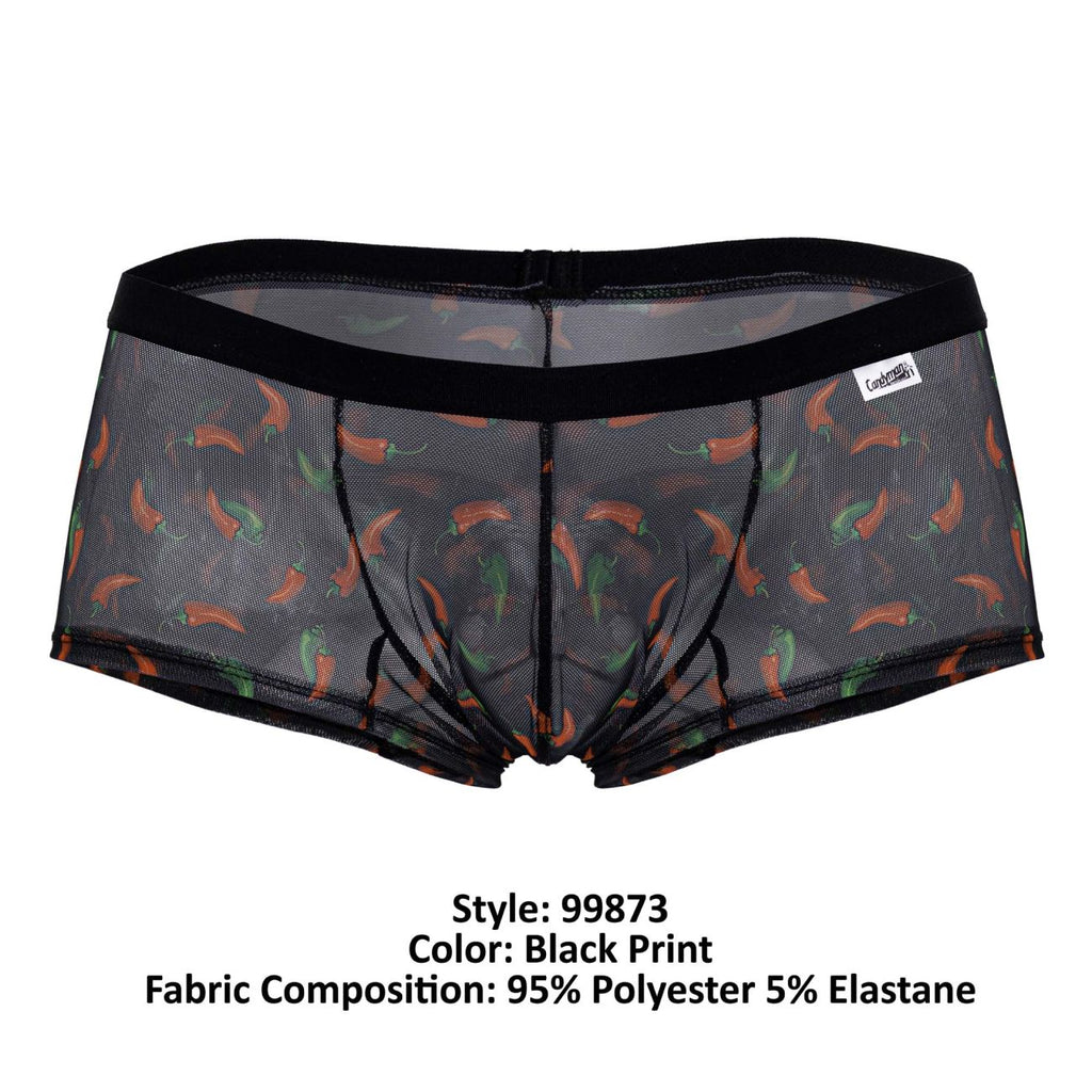 CandyMan 99873 Chili pepper Trunks Color Black Print