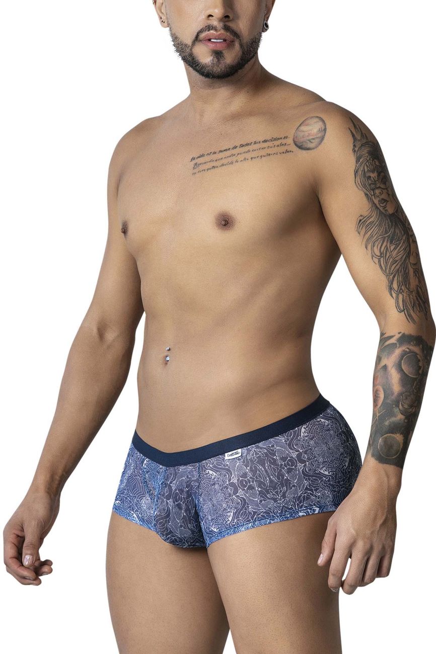 CandyMan 99873 Water prints Trunks Color Blue-White