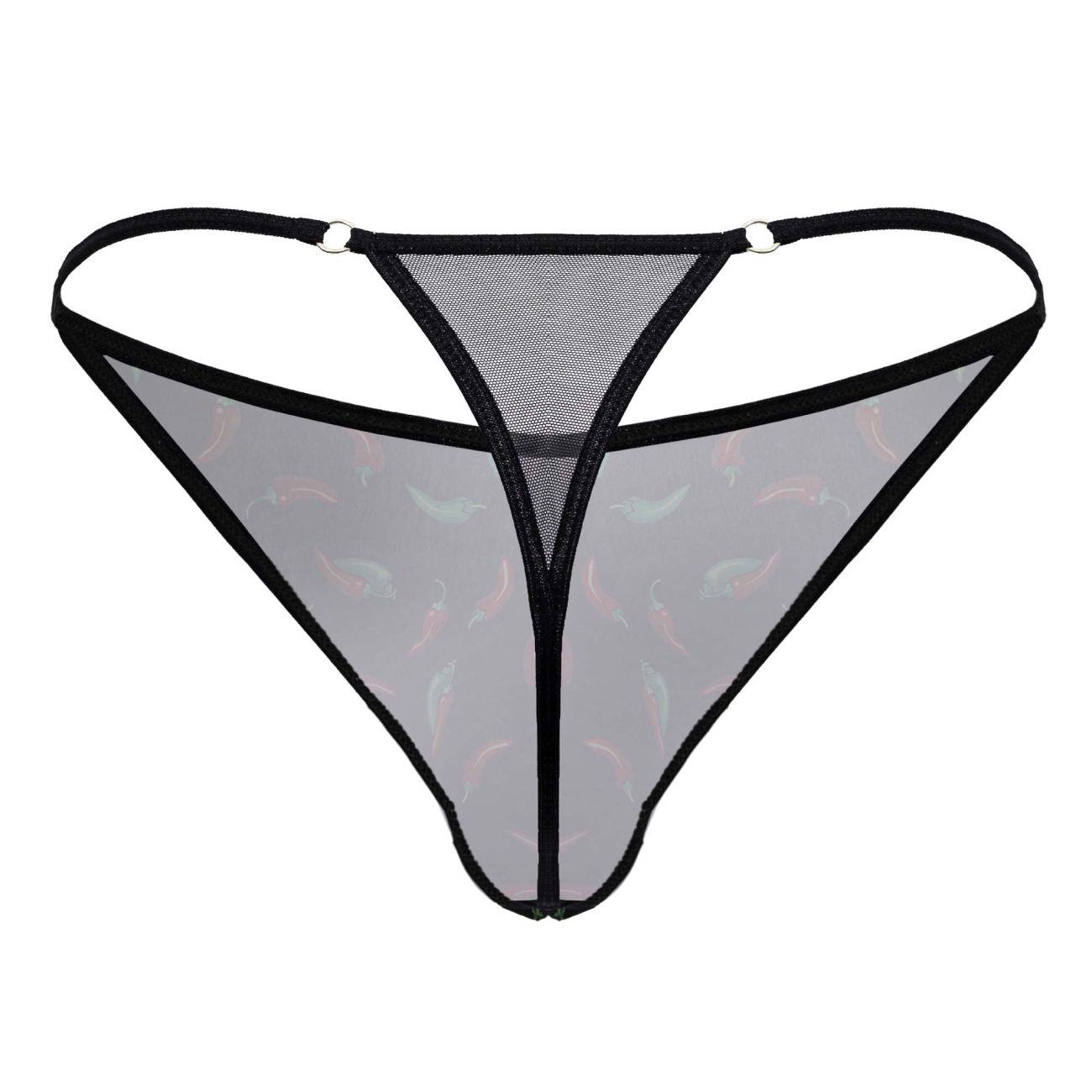 Tanga CandyMan 99875 con chile picante, color negro