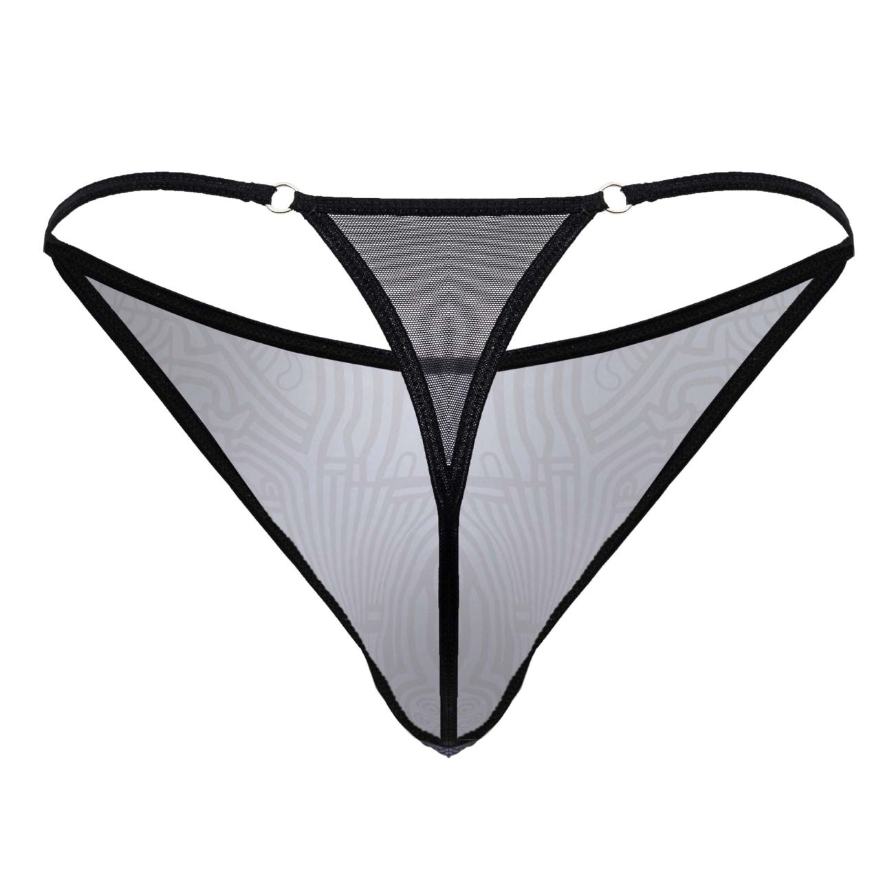 CandyMan 99875 Egyptian Thongs Color Gray-Black