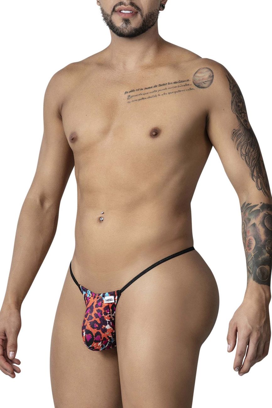 CandyMan 99877 Leopard Thongs Color Animal Print