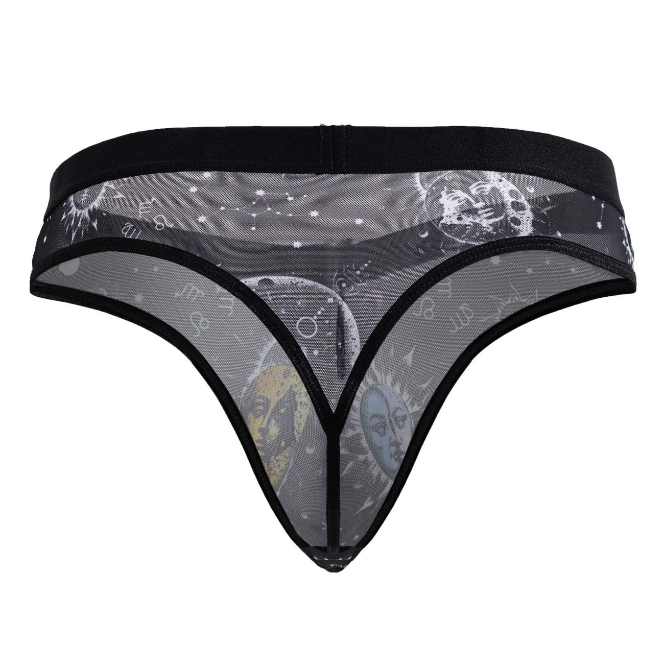 CandyMan 99885 Sun Moon Thongs Color Black-White