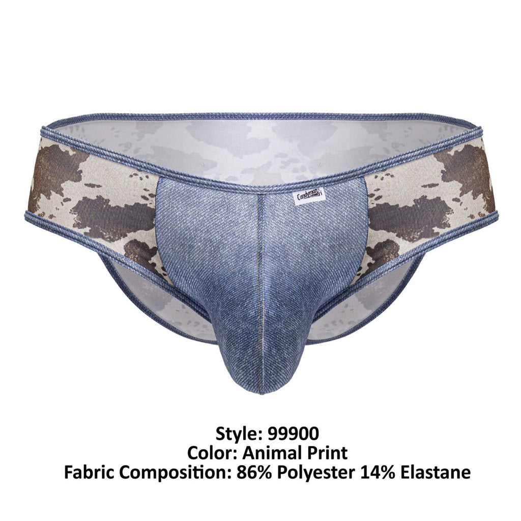 Calzoncillos vaqueros CandyMan 99900 con estampado animal de colores