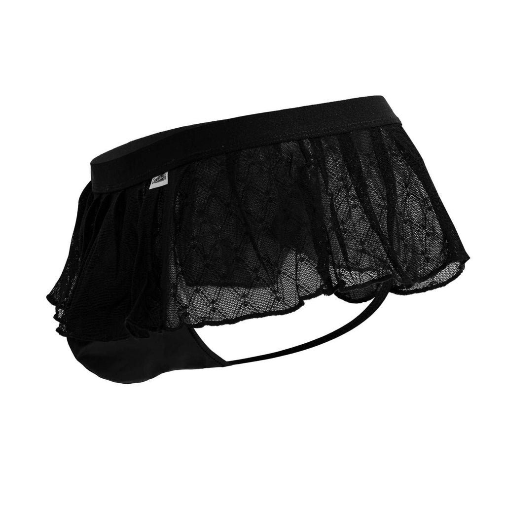 Tanga de malla geométrica CandyMan 99901 Color Negro