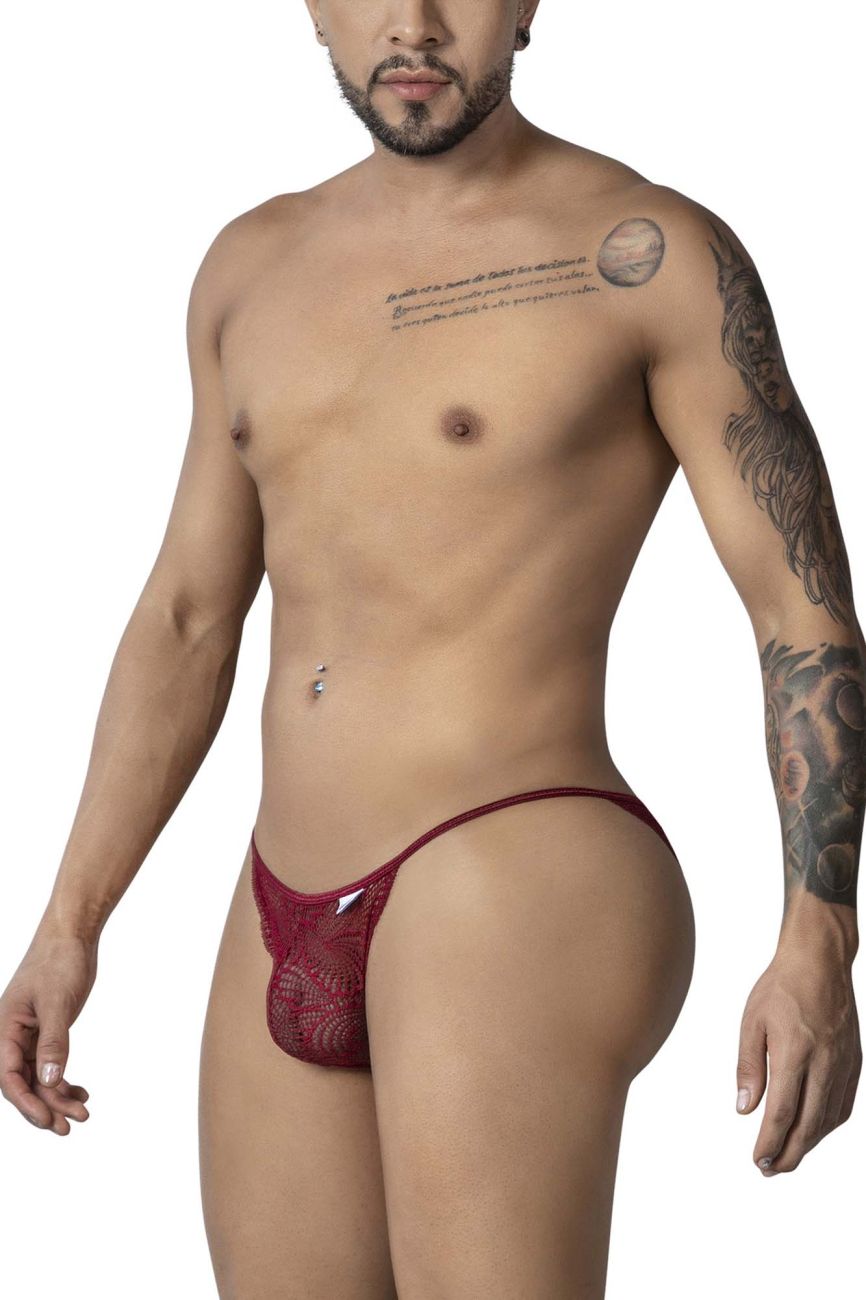 CandyMan 99914 Spitzen-Slip Farbe Burgund