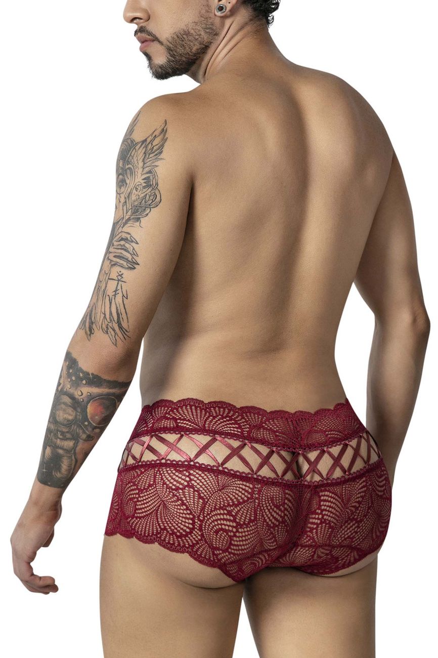CandyMan 99916 Lace Trunks Color Burgundy