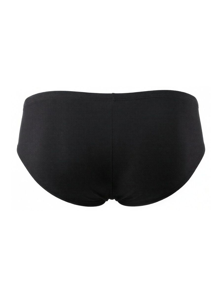 Back view of black CandyMan 99943 trunks featuring a clean, seamless design.