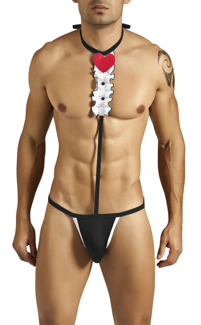 Candyman Tuxedo Outfit Costume Black/White 9677 Size L - DealByEthan.gay loves CandyMan