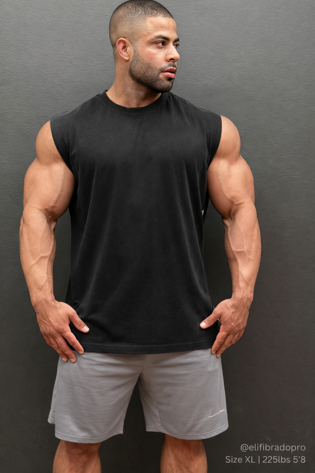 Pantalones cortos deportivos Air-Tech de Jed North Performance - Gris